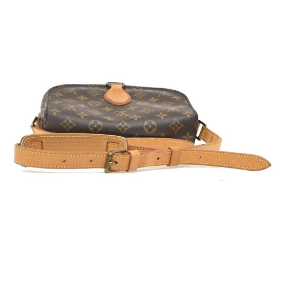 LOUIS VUITTON Saint Cloud GM Shoulder Bag Monogram Leather Brown M51242 39EF675 - Picture 5 of 15